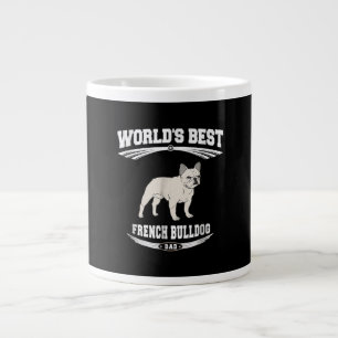 Grande Tasse Meilleur Français Chien Chien Chien Chien Papa Pro