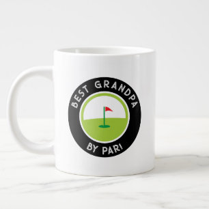 Grande Tasse Meilleur Grand-père Par Par Golfeur Sportif Amusan