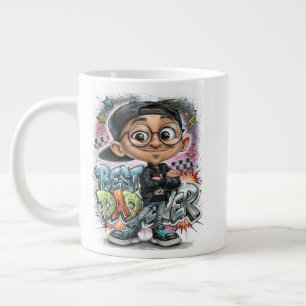 Grande Tasse Meilleur Papa Graffiti Frais