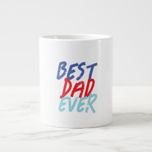 Grande Tasse Meilleur papa jamais minimaliste Cool professionne