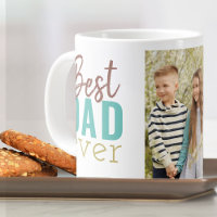 Meilleur papa jamais typographie et photo personna