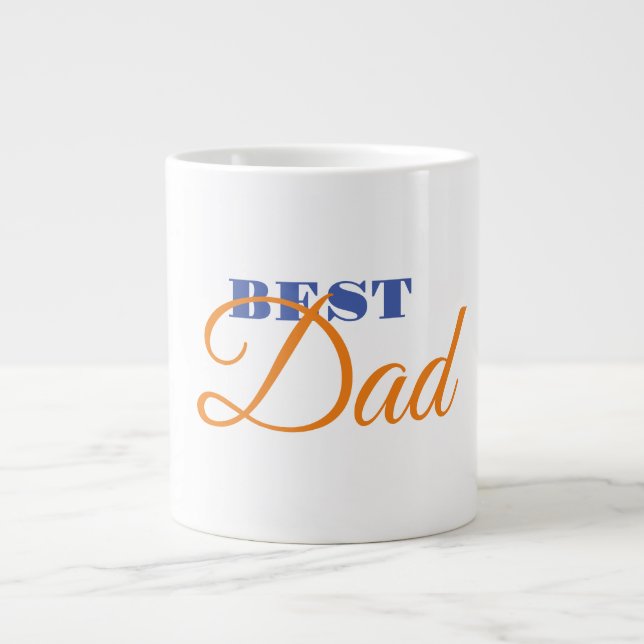 Grande Tasse Meilleur papa minimaliste Nettoyant Professionnel (Devant)