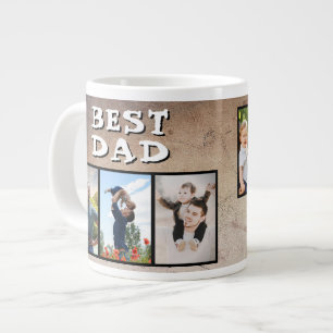 Grande Tasse Meilleur Papa Rustique Fête des Pères 6 Photo