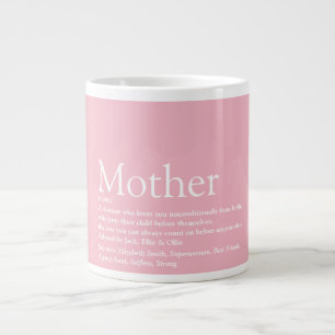 Grande Tasse Meilleure maman du monde Définition de mère