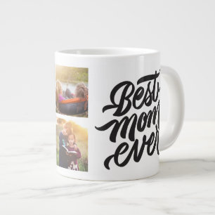 Grande Tasse Meilleure Maman Jamais Personnalisée 6 Photo Colla