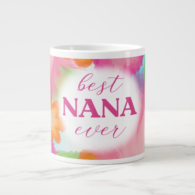 Grande Tasse Meilleure Nana Jamais Sublimation-25972 (Devant)