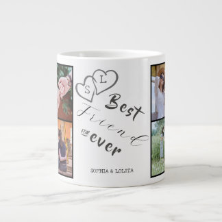 Grande Tasse Meilleurs amis Forever 8 photos Collage Spécialité