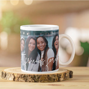 Grande Tasse Meilleurs amis pour toujours Cadeau photo écriture