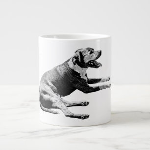 Grande Tasse Mélange Pitbull Laid-Lounge Monochrome