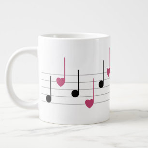 Grande Tasse Mélodie de l'amour (linéaire)