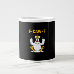 Grande Tasse Mème de coq citation F-Caw-F