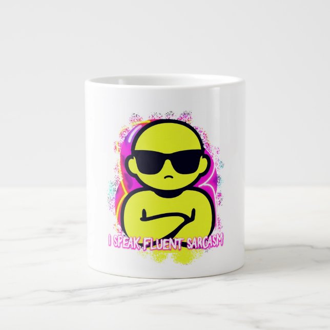 Grande Tasse Mème de sarcasme (Devant)