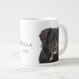 Grande Tasse Memorial Pet Dog Nom de la photo Année