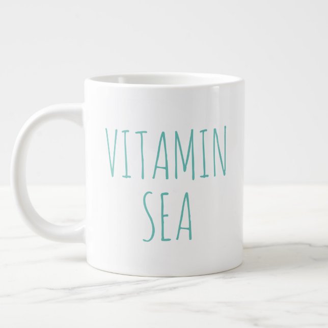 Grande Tasse "Mer de Vitamine" Simple Farmhouse moderne (Gauche)