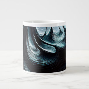 Grande Tasse Mer Noire Chaotique balayée Par Les Vents De Tempê
