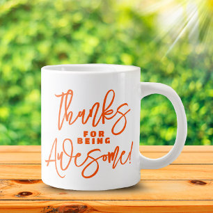 Grande Tasse Merci d'être génial ! Journée mondiale du complime