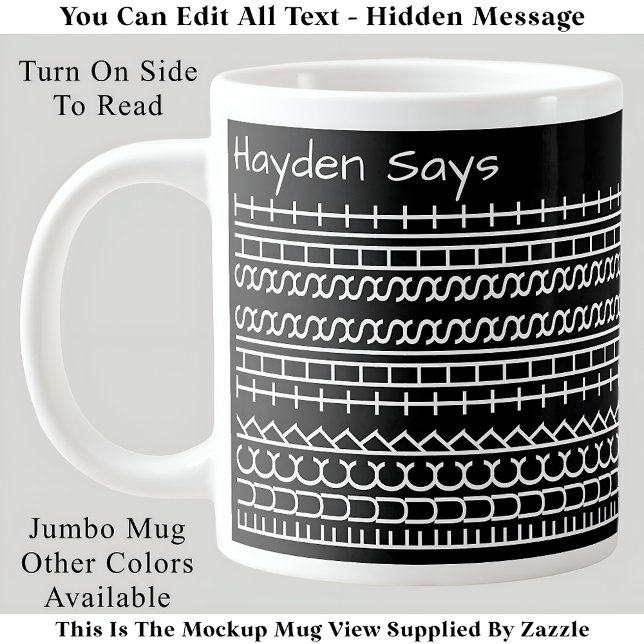 Grande Tasse Merde, Ce Message Caché 144WB Drôle pour le Bureau (Créateur téléchargé)