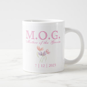 Grande Tasse Mère du Mariage Groom Date Keepsaké