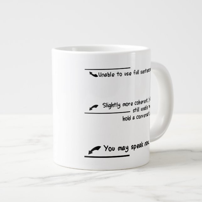 Grande Tasse Mesure du niveau de caféine (Devant droit)