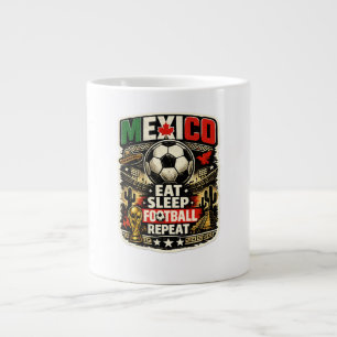Grande Tasse MEXIQUE Football Personnalisé 2026 TOUTE ANNÉE