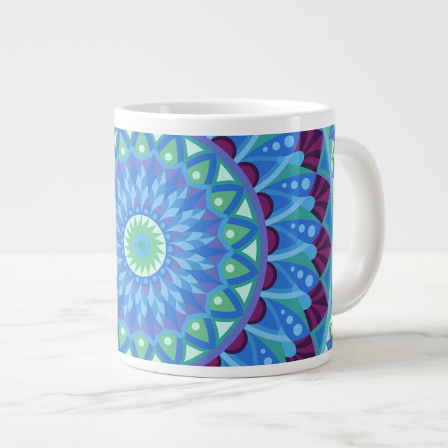 Grande Tasse Midnight Dreams Mandala (Devant droit)
