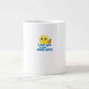 Grande Tasse Mignon Amour Tu Vas Jusqu'à La Lune Et Retour Fusé