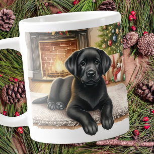Grande Tasse Mignonne Labrador Retriever Christmas Holiday Pupp