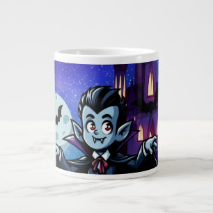 Grande Tasse Mignonne, whimsical Halloween vampire