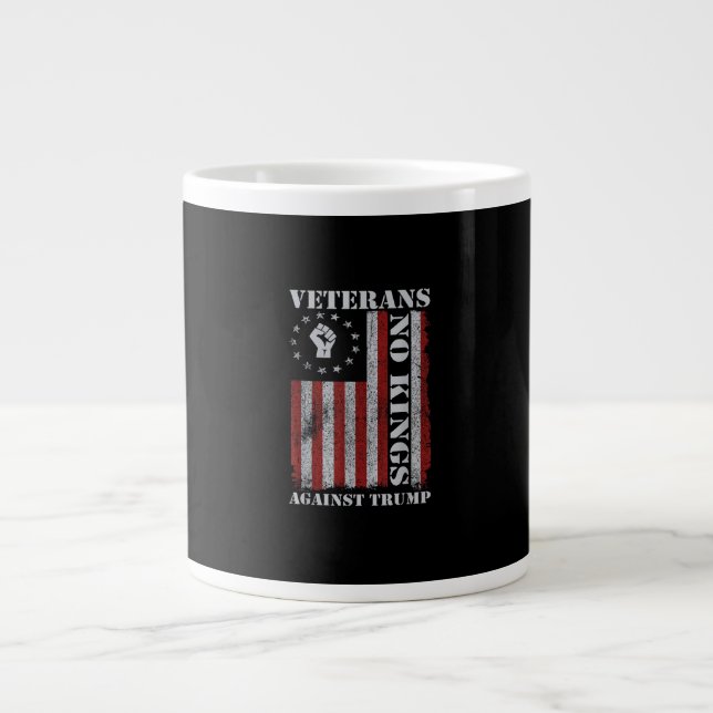 Grande Tasse Military Veterans Protest Flag Patriotic Freedom (Devant)