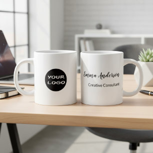 Grande Tasse Minimal Moderne   Votre Logo