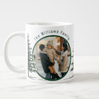 Grande Tasse Minimal Snow Christmas Tree Winter Holiday