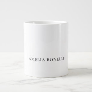 Grande Tasse Minimaliste Classique Professionnel Simple