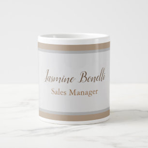 Grande Tasse Minimaliste moderne professionnel