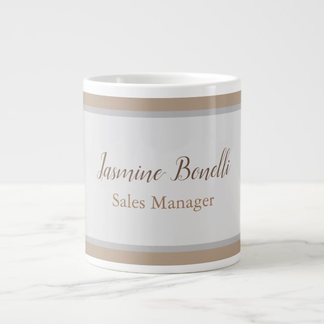 Grande Tasse Minimaliste moderne professionnel (Devant)