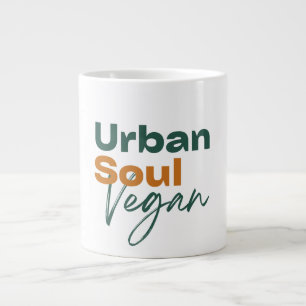 Grande Tasse Minimaliste Végétalien Âme Urbaine Santé et Bien-ê