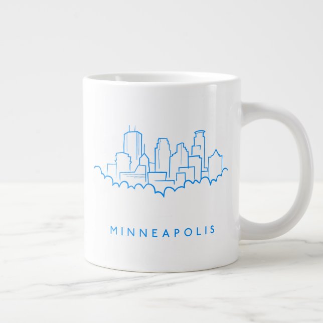 Grande Tasse Minneapolis, Minnesota Skyline (Droite)
