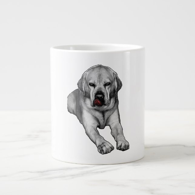 Grande Tasse Mischief in Scarlet Dots (Devant)