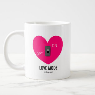 Grande Tasse Mode Amour Activé