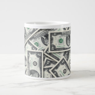 Grande Tasse Modèle de billet de 2 dollars