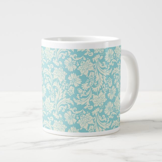 Grande Tasse Modèle de Damas 3 (Devant droit)