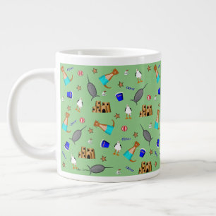 Grande Tasse Modèle de vacances d'été à la plage d'Oliver la lo