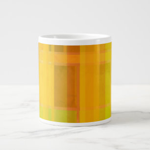 Grande Tasse Moderne Abstrait   Couleurs Citronnées Colorées