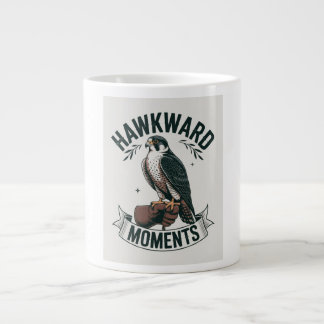 Grande Tasse Moments Gênants de Faucon - Drôle d'Art de Pun pou