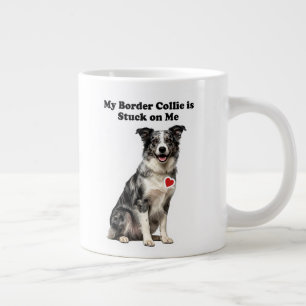 Grande Tasse Mon Border Collie Merle Bleu Me Colle