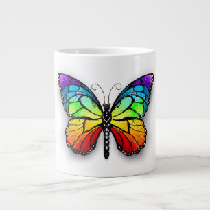 Grande Tasse Monarque papillon arc-en-ciel