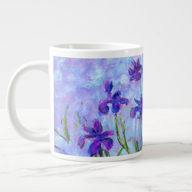 Grande Tasse Monet Lilac Irises (Gauche)
