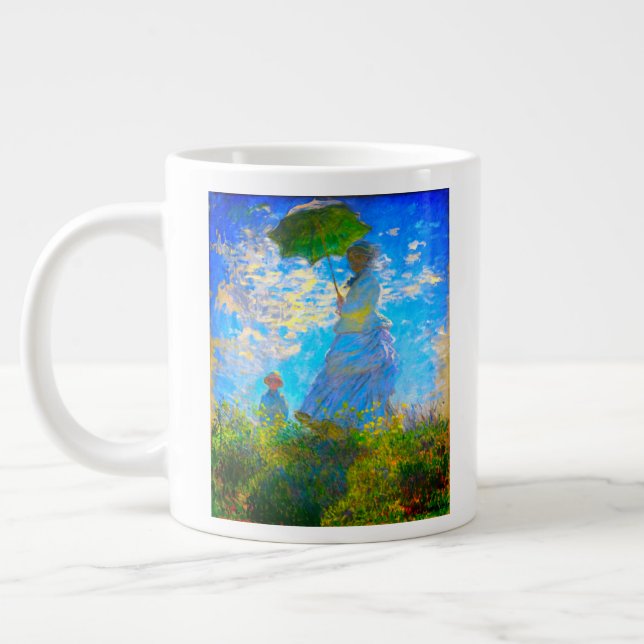 Grande Tasse Monet Woman avec un parasol (Gauche)