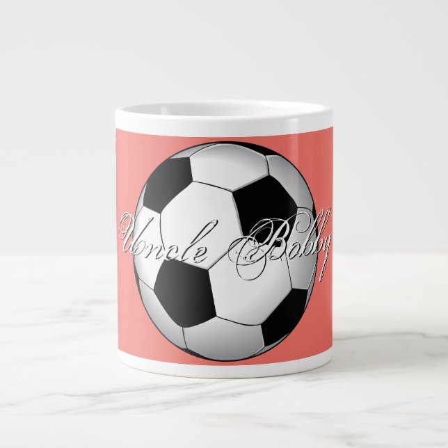 Grande Tasse Monogramme budget sport de football incroyable (Devant)