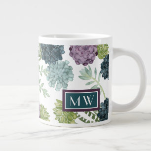 Grande Tasse Monogramme   Collection Plante de bonheur Pa Succu
