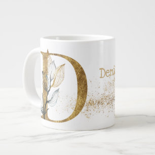 Grande Tasse Monogramme "D" Jumbo Soupe de crème glacée
